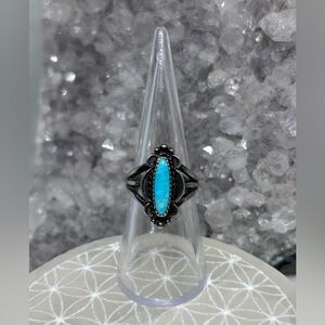 Vintage Bell Trading Post Turquoise Sterling ring